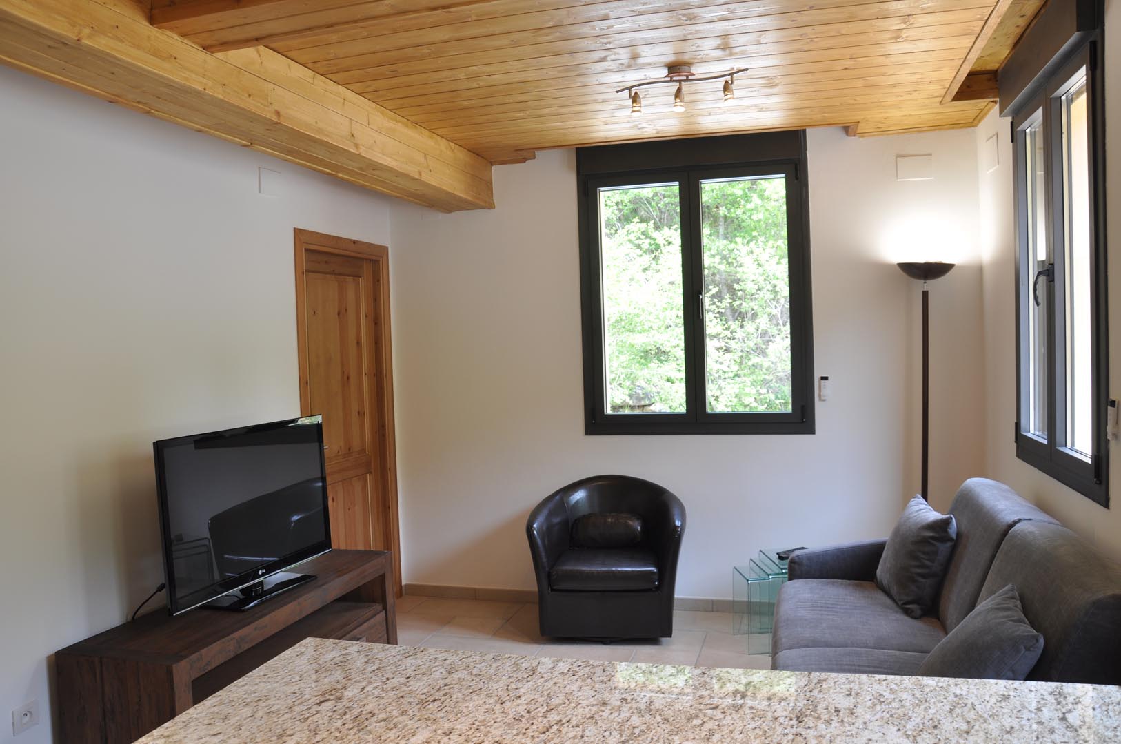 Appart Puigmal LLo Vue salon Puigmal 5