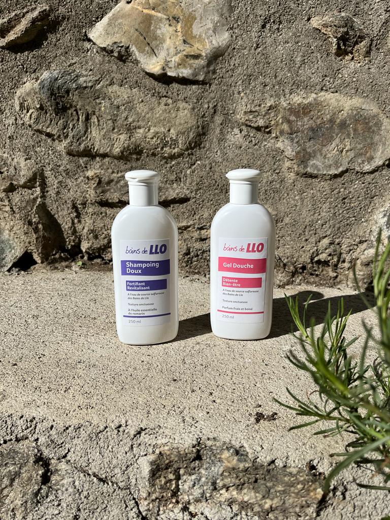 pack shampooing et gel douche bains de llo